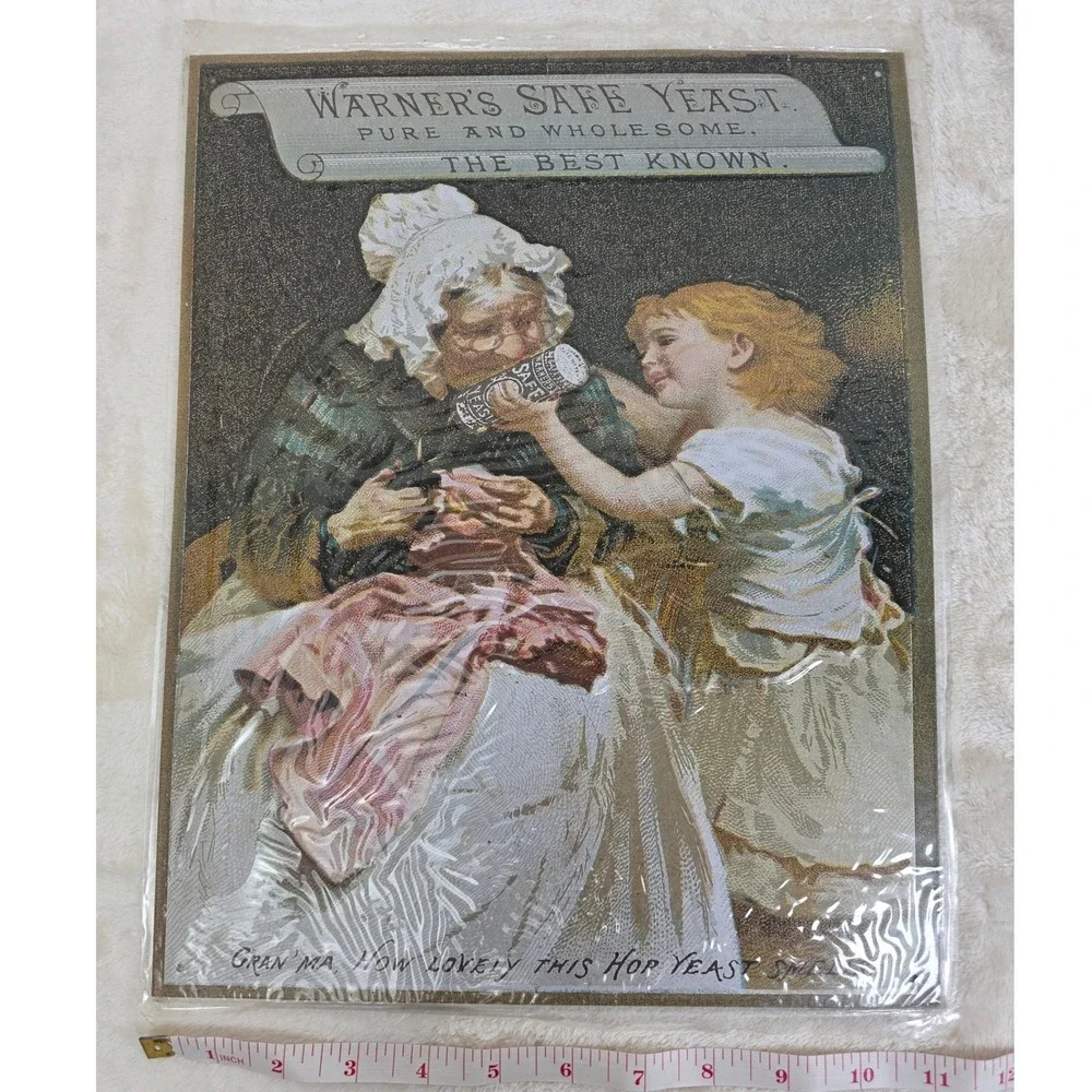 Warner's‎ Safe Yeast Vintage Style Metal Sign Nostalgic Advertisement